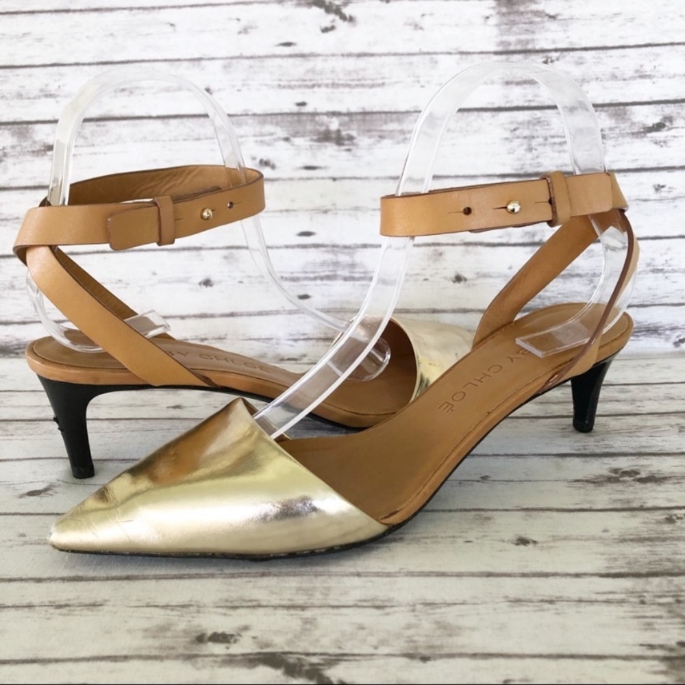 See By Chloe silver heel